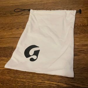 Glossier Beauty Bag Dustbag and Pink Pouches